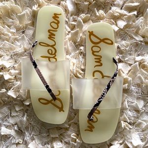 ✅Sam Edelman Luciana Semi-Opaque Sandals